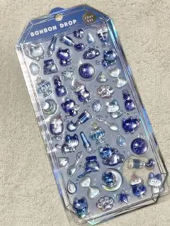 【正規品】よるねこ　シャーベット　ボンボンドロップシール