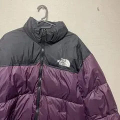 ヌプシ THE NORTH FACE ダウンジャケット 黒/紫