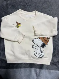 スヌーピートレーナー90サイズユニクロ