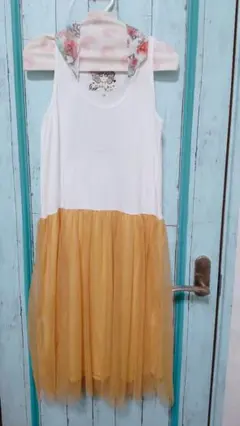 ScoLar　シフォンワンピース