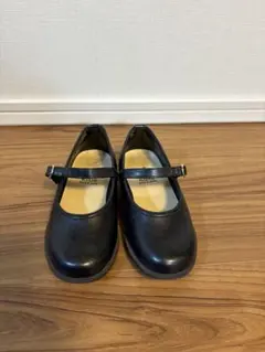 haruta ハルタ ブラックフォーマルシューズ ストラップ付き 16cm