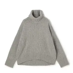 GALERIE VIE・ファインウール タートルネックプルオーバー・S