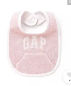 babyGAP ベビーギャップ　パーカー風　スタイ ピンク