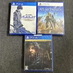 PS4 ゲーム 3本セット　PS5ゲーム 1本セット