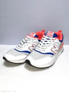 New Balance 997H 白 ピンク スニーカー 24cm