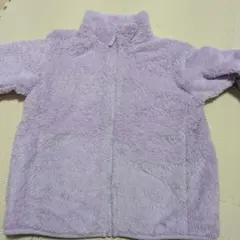 ユニクロ　フリース　130 ラベンダー色