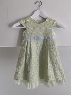 KUMIKYOKU 組曲 キッズ ドレス 花柄刺繍 SSサイズのサムネイル