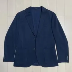 UNIQLO ユニクロ コンフォートジャケット L ネイビー　ジャージー素材