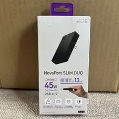 N*様 NovaPort SLIM DUO 45W USB-C充電器　箱つぶれ