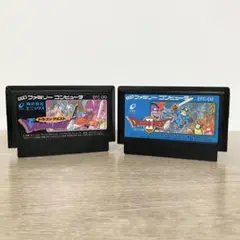 【FC】ドラゴンクエスト/ドラゴンクエスト2 セット ファミコンソフト ドラクエ