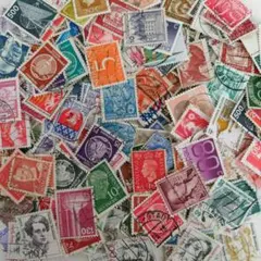 海外のおしゃれな切手　使用済み200枚