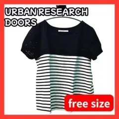 URBAN RESEARCH DOORS 半袖 Tシャツ シャツ 花柄 レース
