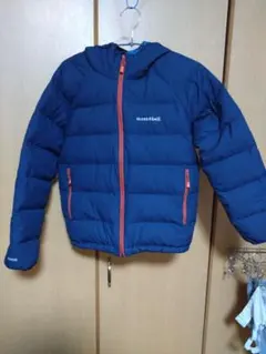 mont-bell ダウンコート キッズ150 ネイビー