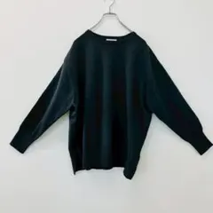 【a0154】グローバルワーク 長袖トレーナー スウェット グレー L ゆったり