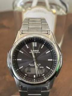 【美品】CASIOソーラー電波時計 ウェーブセプター WVA-M630