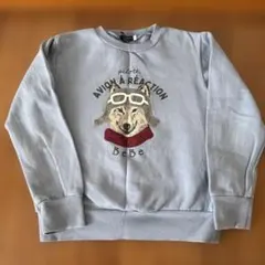 BEBE ウルフデザイン トレーナー　サイズ130