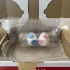 スーパーマリオ めじるしアクセサリー ヨッシーコレクション　ピンク　みずいろ