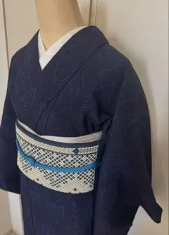 2025年最新】単衣 ファッション 本塩沢(単衣) (蔓草紋様 未使用 伝統工芸