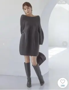 snidel♡ラクーンミニニットワンピース