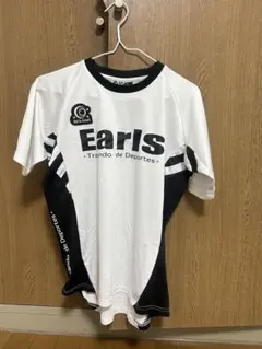 Earls スポーツシャツ ホワイト/ブラック160