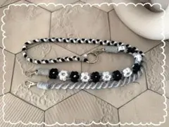 マクラメ　2way スマホショルダーストラップ