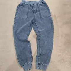 GU デニム調スウェットパンツ　１４０
