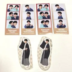 山中一輝 ステッカー 2点 ポートレートフォト 4点 関ジュ AmBitious