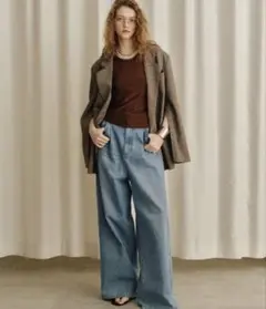yae SUPER WIDE MENS LIKE DENIM メンズライクデニム