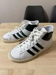 adidas JABBAR HI ホワイト/グリーン JI3444