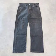 リーバイス569 Levis W34 ブラックデニムボトム 黒 古着 17602