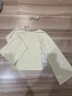 mideal フレアスリーブオフショルダー