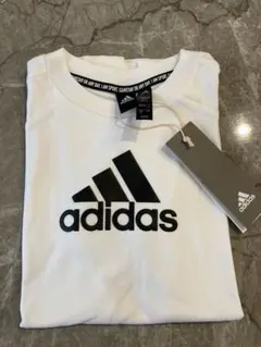 adidas ホワイト/ブラック Tシャツ 140