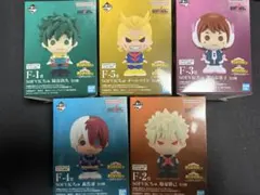 僕のヒーローアカデミア 一番くじ 紡がれる想いSOFVICちゅ F賞 5種セット