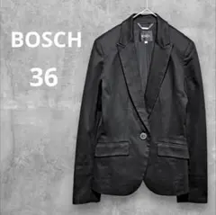 ボッシュ☆BOSCH☆テーラードジャケット【36】ブラック☆シンプル☆セレモニー