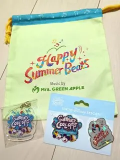 【新品未開封】ミセスグリーンアップル×ディズニーコラボピンバッチ★キーホルダー他