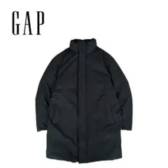 【美品】GAP ギャップ 00s 中綿入り ロングコート HNジャケット BLK