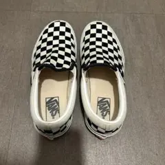 vans チェッカーパターン　スリッポン