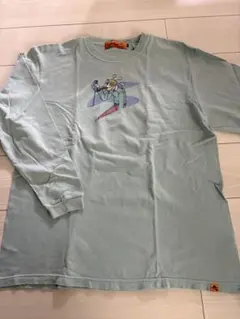 Left Alone ロンT XL ミントグリーン バックプリント