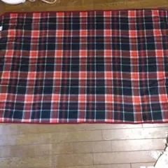 チェック柄 ブランケット 毛布 レッド ブラック