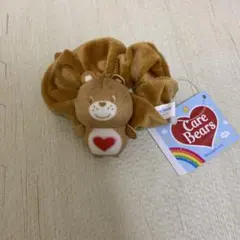 Care Bears マスコット付きシュシュ 茶色　アミューズメント