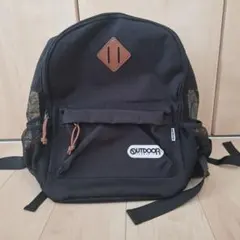 OUTDOOR ブラックリュック フロントポケット付き(ペットキャリー)のサムネイル