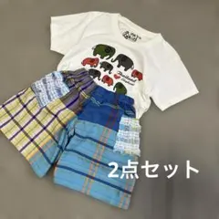 キッズ　tシャツ キュロットパンツ 2点セット