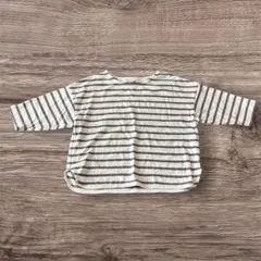 グローバルワーク　ボーダー　シャツ　カットソー 120cmのサムネイル