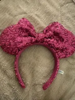 ディズニー ミニースパンコールカチューシャ