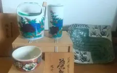 九谷焼　大皿　茶碗　やまとめ売り