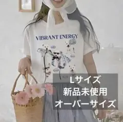 SHEIN 犬 白Tシャツ
