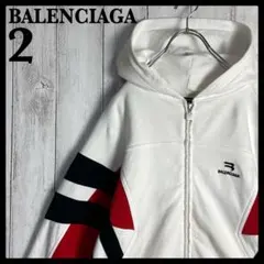 【美品】BALENCIAGA Sporty B ジップフーディー パーカー M 2026年最新】balenciaga sporty b hoodieの人気アイテム - メルカリ