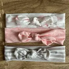 ベビーヘアバンド3個セット　※同封150円
