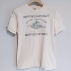 キッズ Tシャツ ジュラシックパーク USJ 恐竜 ティラノサウルス 白のサムネイル