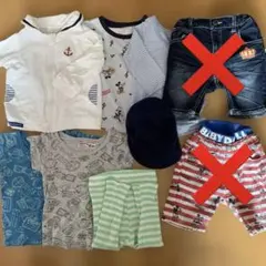 80cm 男の子服まとめ　7点